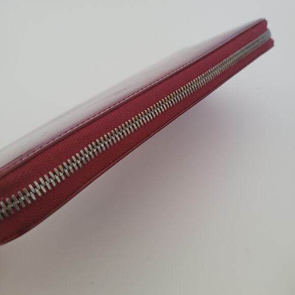 Cartier 12card International Calf Leather Zip Around Wallet Bordeaux Large Box - Picture 4 of 13